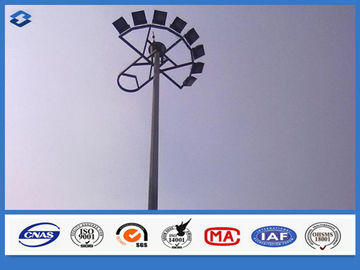 LED Electric Q235B Материал стальной мачты светового столба, световой мачты световой башни